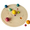 Set 3D-Sonnensystem aus Holz, 22-tlg.