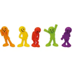 Set Emotions-Figuren farbig sortiert, 54-tlg., in Box