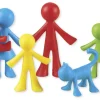Set Familien-Figuren farbig sortiert, 24-tlg.