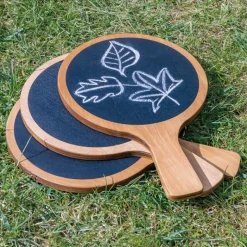 Set Kreidetafeln aus Holz, 3 Stück