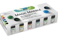 Set KREUL Magic Marble Marmorier-Farben à 20 ml, 6-tlg.