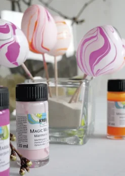 Set KREUL Magic Marble Marmorier-Farben à 20 ml, 6-tlg.