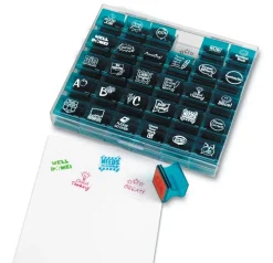 Set Lehrer-Stempel "Englisch" 30-tlg.