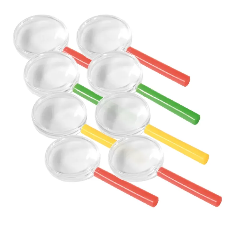 Set Lupen, bunt, 8 Stück