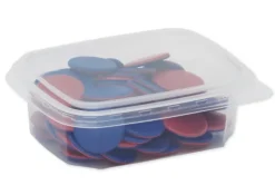 Set Material-Boxen aus Kunststoff, 10 Stück, 86x112x33 mm