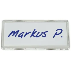 Set Namensschilder, magnetisch, 5 Stück