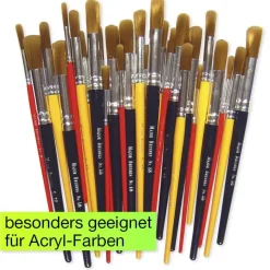 Set Pinsel für Acrylfarben, 30-tlg.