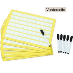 Set Prima-Colori Schreibübungs-Whiteboard A4, 6 Stück