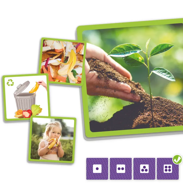 Set "Recycling-Abläufe", Bildfolgen im Koffer
