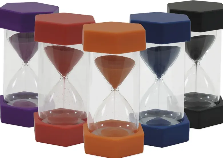 Set Sanduhren XL 12 cm hoch, 6,5 cm ø