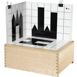 Set Schatten-Vorlagen für Schattenbauspiel, 20 Stück