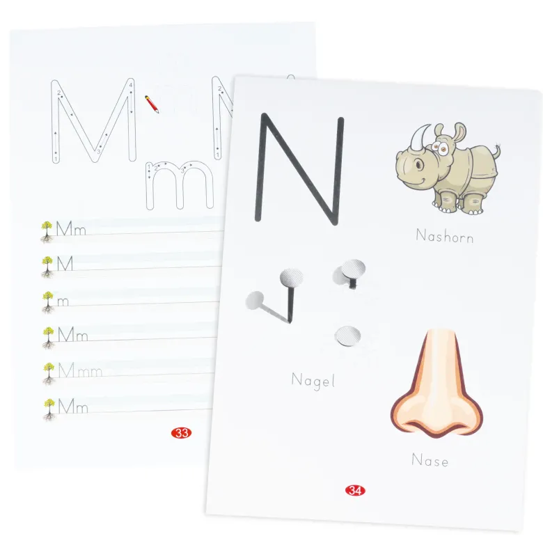 Set Schreiblern-Blattsammlung A4 "ABC", 156-tlg.