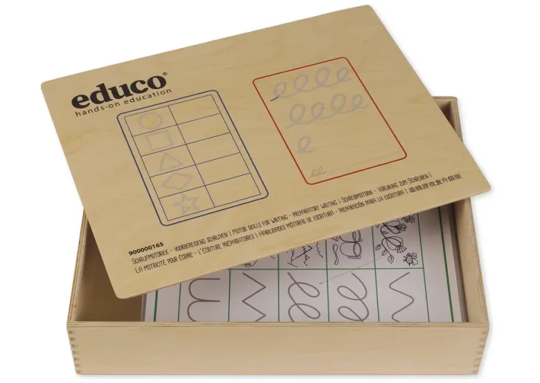 Set "Schreibmotorik - Vorübung zum Schreiben", 20-tlg. in Box