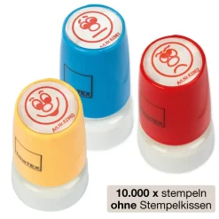 Set Siebdruck-Stempel "Perpetuum" 3-tlg. "Gesichter"