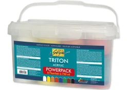 Set SOLO GOYA Triton Acryl-Farben, 8 x 750 ml