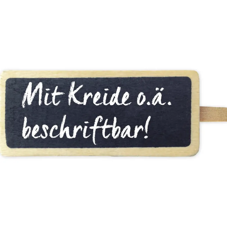 Set Tafel-Klammern, 6-tlg., 50 x 22 mm