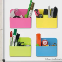 Set Utensilien-Boxen mit Fächer, magnetisch, 4-tlg.