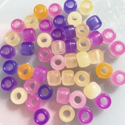 Set UV-Perlen, bunt, 50 Stück