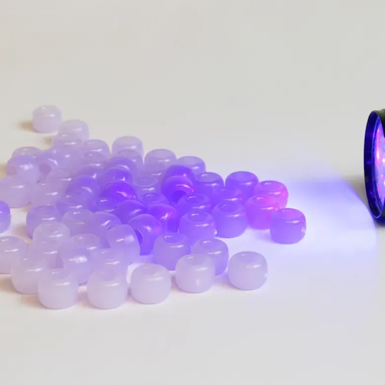 Set UV-Perlen, lila, 60 Stück