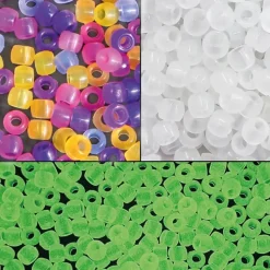 Set UV-Perlen, nachtleuchtend, 50 Stück