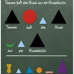 Set Wortarten-Symbole, magnetisch, 60-tlg., in Box