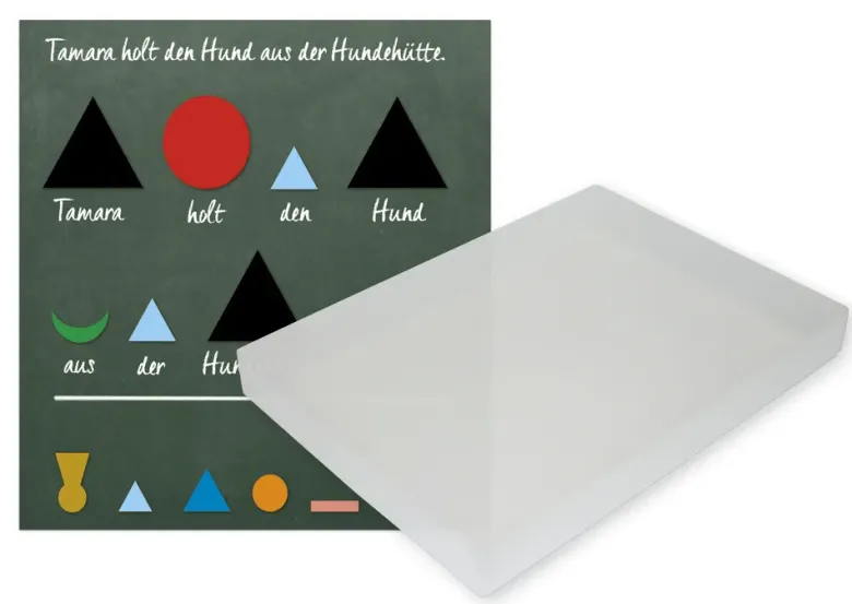 Set Wortarten-Symbole, magnetisch, 60-tlg., in Box "Montessori Premium"