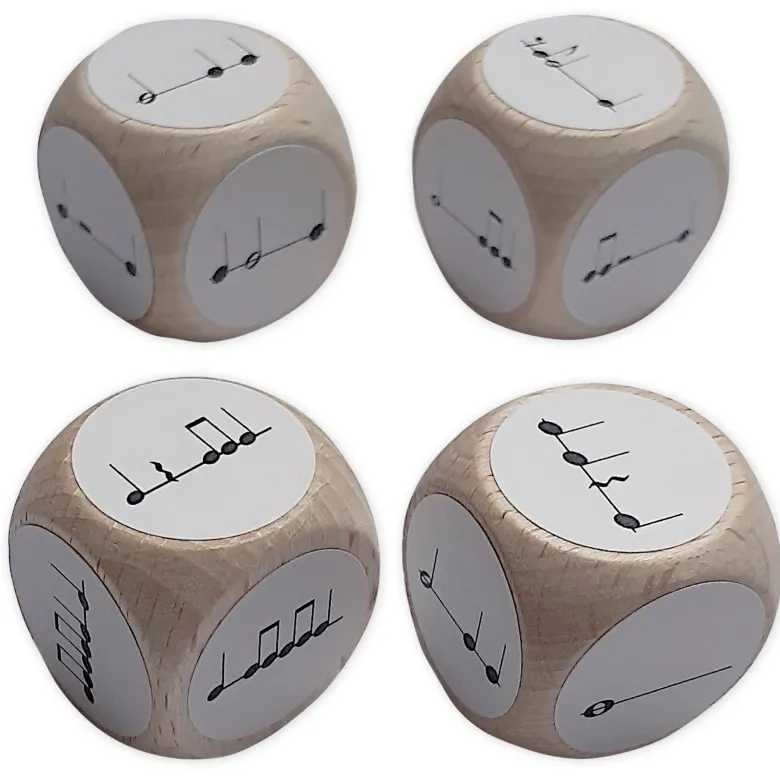 Set Würfel "Rhythmik", 4-tlg.