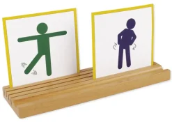 Setzleiste 4-reihig aus Holz, 30 cm