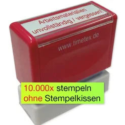 Siebdruck-Stempel "Perpetuum", "Arbeitsmaterialien"