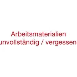 Siebdruck-Stempel "Perpetuum", "Arbeitsmaterialien"