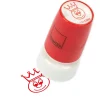 Siebdruck-Stempel "Perpetuum", "Gesicht mit Krone"