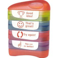 Siebdruck-Stempel "Perpetuum", 4 in 1, "Good idea"
