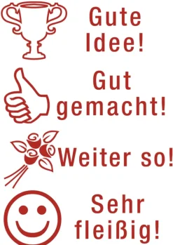 Siebdruck-Stempel "Perpetuum", 4 in 1, "Gute Idee"