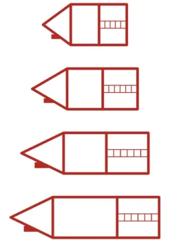 Siebdruck-Stempel "Perpetuum", 4 in 1, "Schreiblern-Haus"