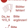 Siebdruck-Stempel "Perpetuum", 4 in 1, "Unvollständig"