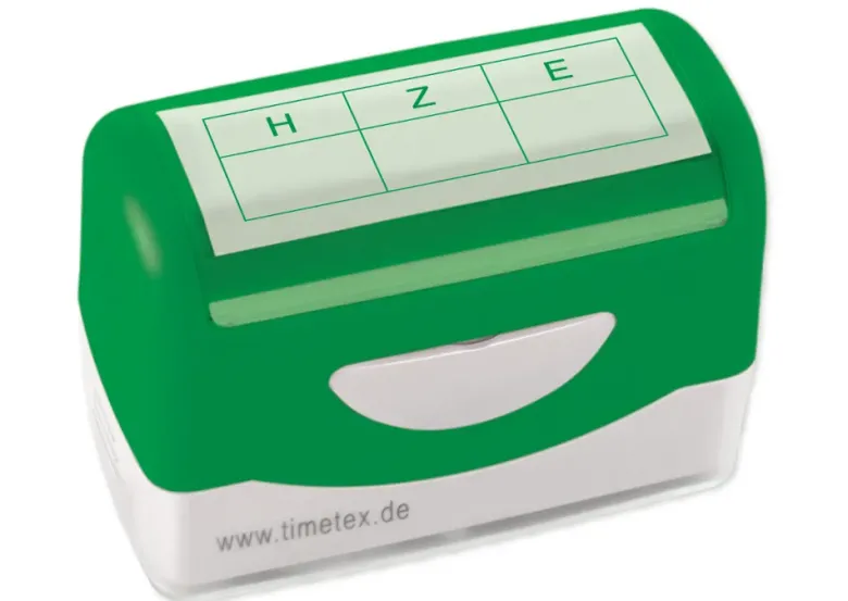 Siebdruck-Stempel "Perpetuum", "Stellenwert bis 100"