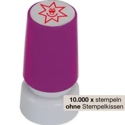 Siebdruck-Stempel "Perpetuum", "Stern"