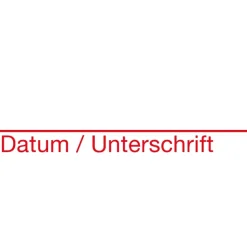 Siebdruck-Stempel "Perpetuum", "Unterschrift"