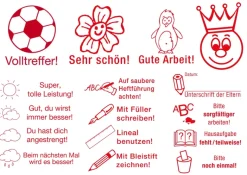Siebdruck-Stempel-Set "Loben wirkt Wunder" 16-tlg., in Box