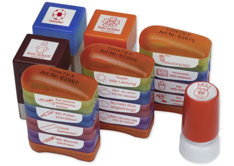 Siebdruck-Stempel-Set "Loben wirkt Wunder" 16-tlg., in Box