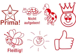 Siebdruck-Stempel-Set "Positive Verstärkung", Basis 8-tlg., in Box