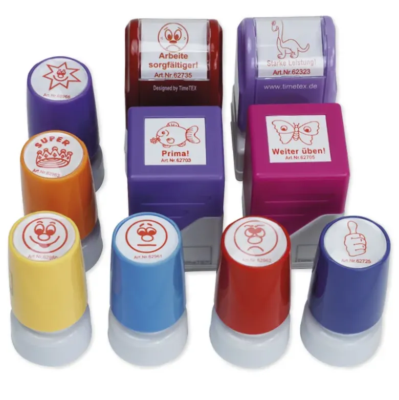 Siebdruck-Stempel-Set "Positive Verstärkung", Classic 11-tlg., in Box