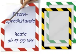 Signal-Rahmen-Einstecktaschen A4, magnetisch, 3-tlg.