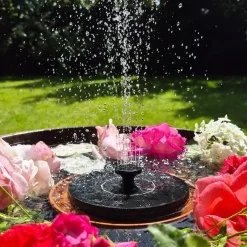 Solar-Brunnen mit 5 Aufsätzen