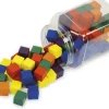Soma-Holz-Würfel L, farbig, 102-tlg. in Dose