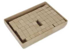 Soma-Holz-Würfel natur, 150 Einzelwürfel, RE-Wood
