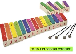 SONOR Klingende Stäbe, Chromatische Ergänzung, mit Notenaufdruck, KS 40 L BW