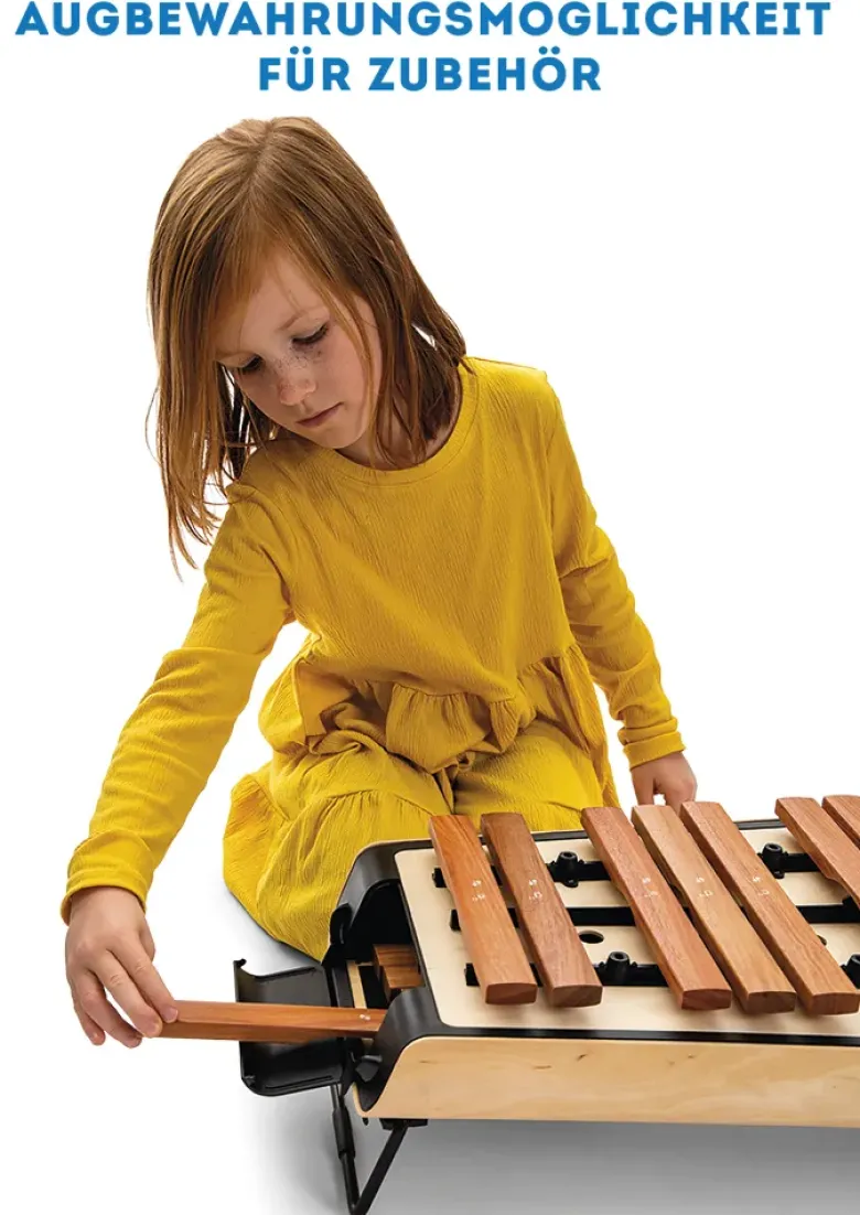 SONOR SMART Xylophon, Alt c1-a2 + fis1, b1, fis2, mit Schlägel, zum Stapeln, ASX 100 DE