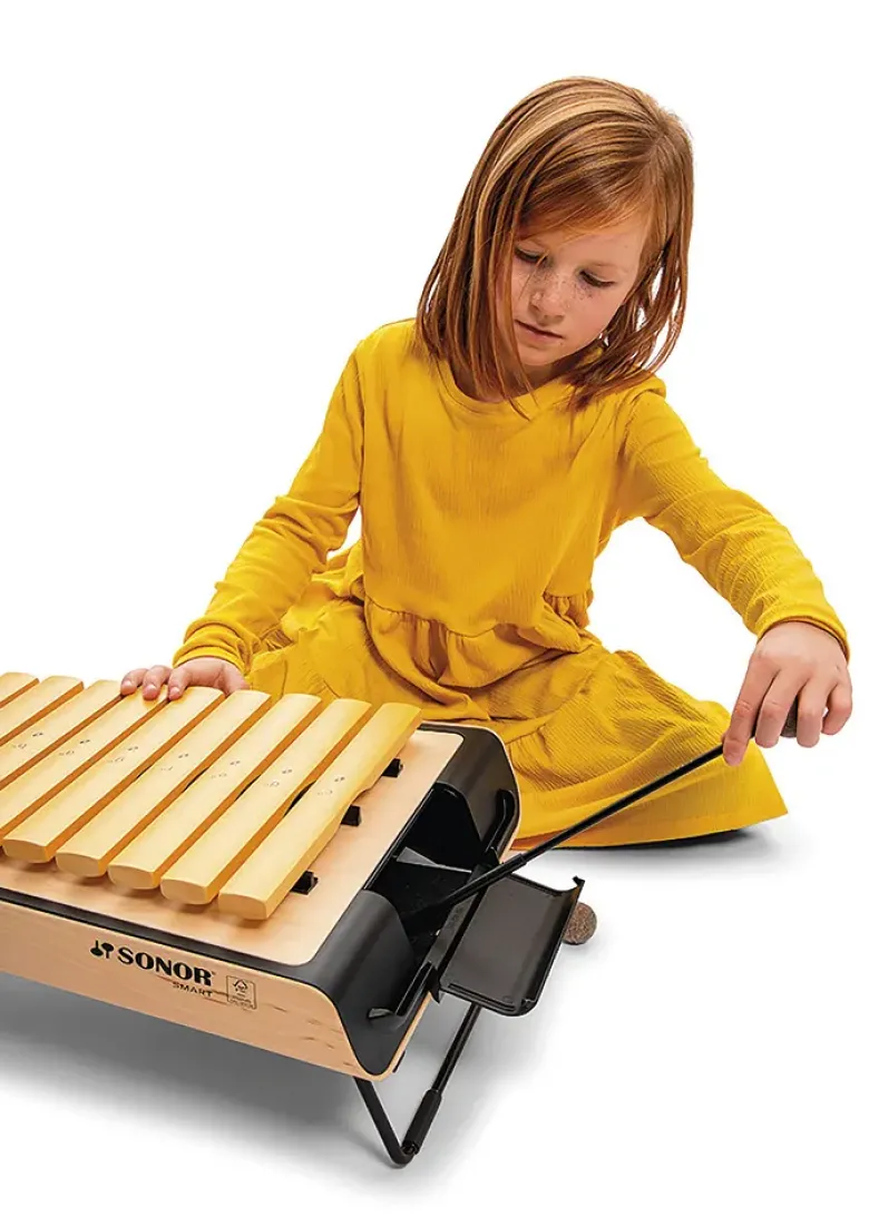 SONOR SMART Xylophon, Alt c1-a2 + fis1, b1, fis2, mit Schlägel, zum Stapeln, ASX 100 DE