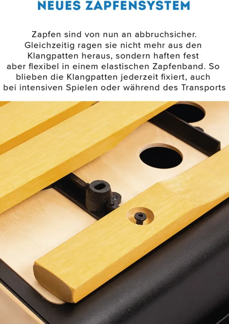 SONOR SMART Xylophon, Alt c1-a2 + fis1, b1, fis2, mit Schlägel, zum Stapeln, ASX 100 DE